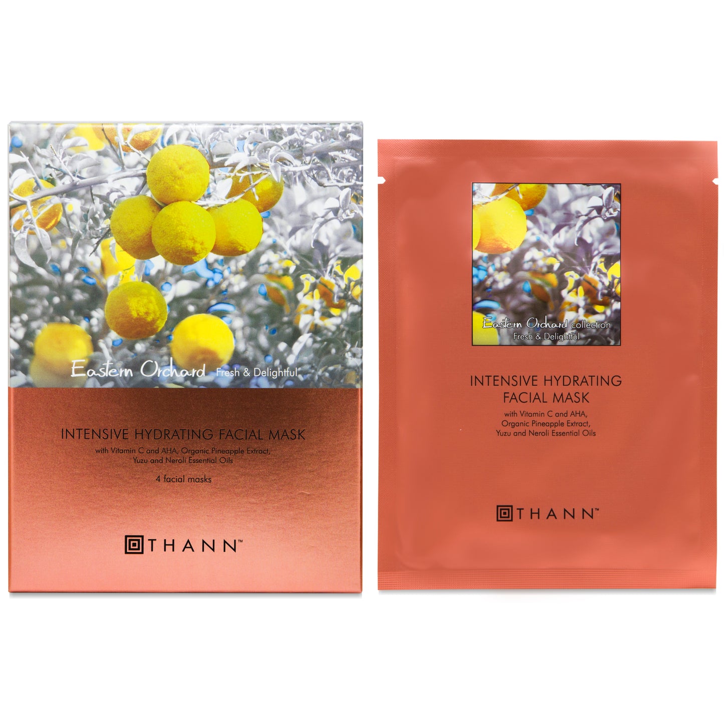 Eastern Orchard Intensive Hydrating Facial Mask Set (4 pieces)