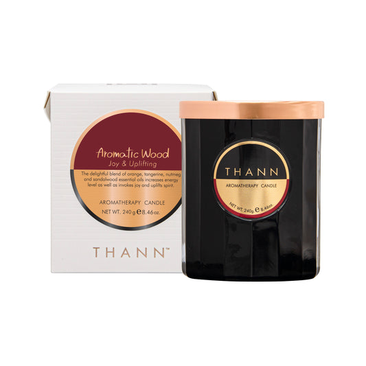 Aromatic Wood Luxury Aromatherapy Candle 240gr