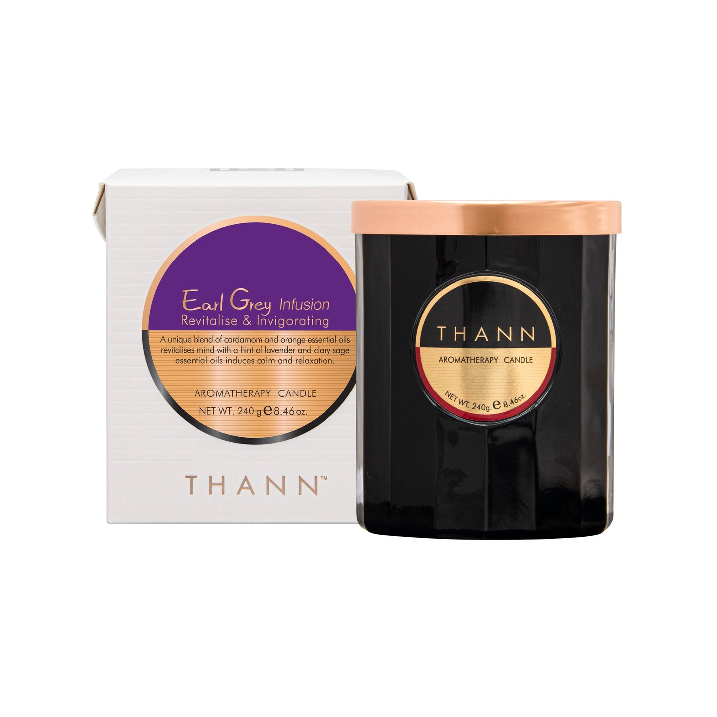 Earl Gray Infusion Luxury Aromatherapy Candle 240gr